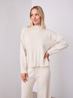 DELTA KNIT TOP - BONE