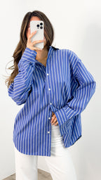 JOHNNY SHIRT - BLUE STRIPE