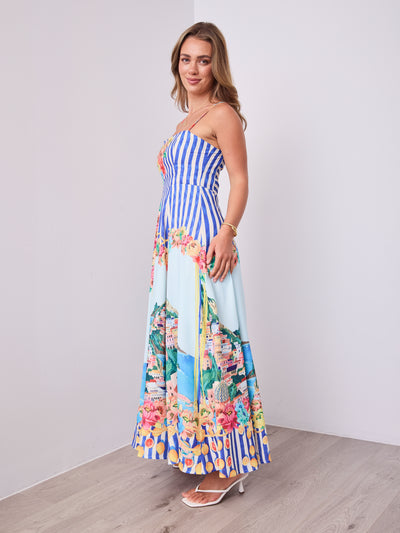 POSITANO SUNDRESS - MULTI