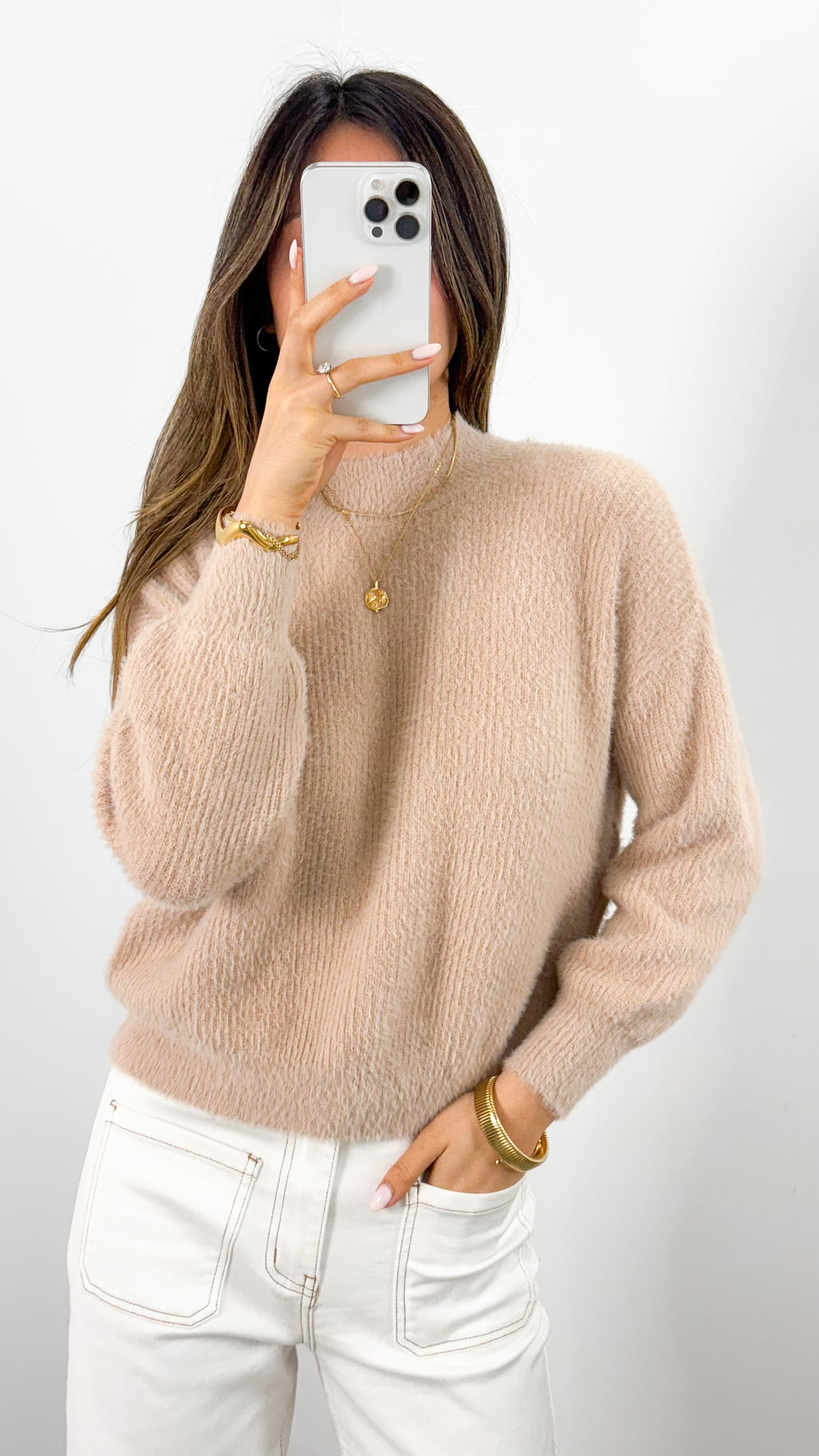 SERENA KNIT - LATTE