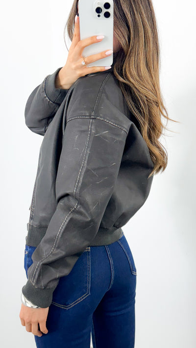 BRYSON JACKET - BLACK WASH