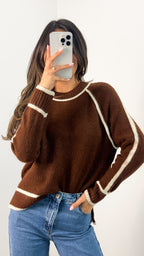 NAOMI KNIT - CHOCOLATE