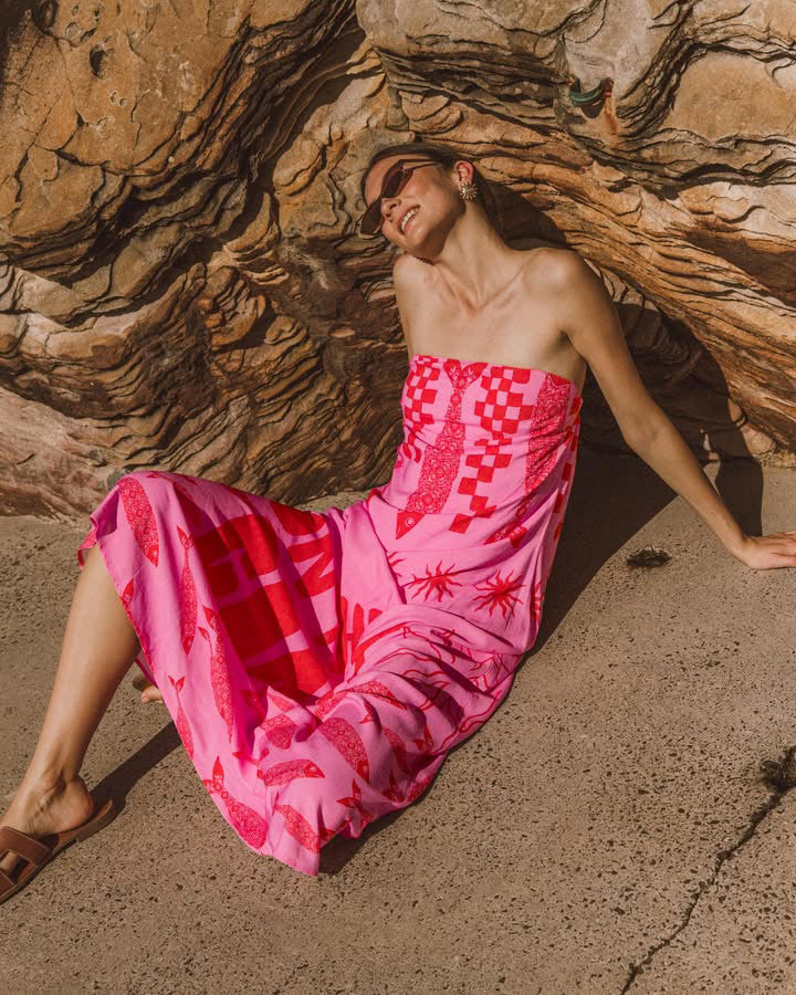ON THE COAST MAXI - PINK
