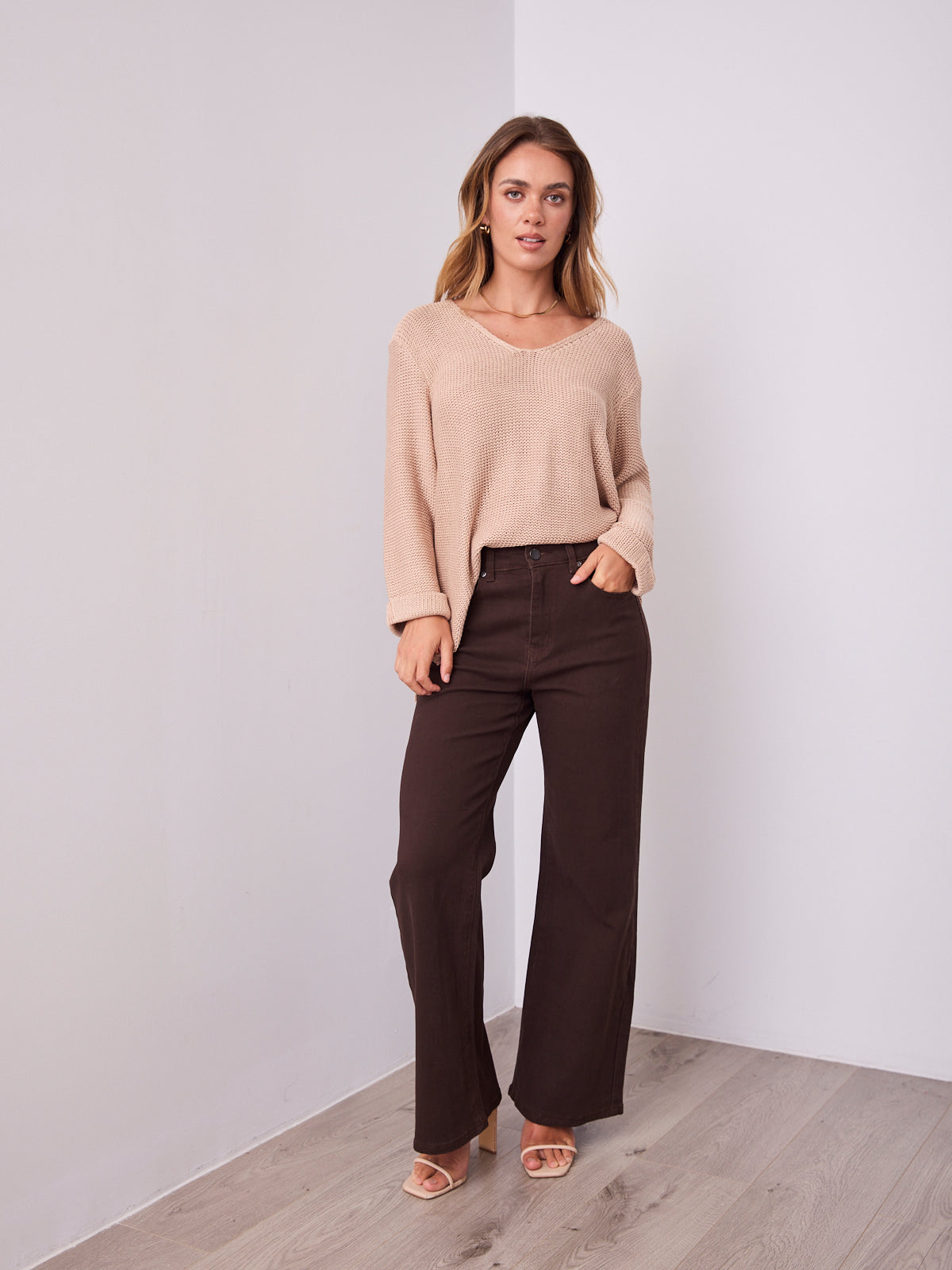 TIANA KNIT - MOCHA