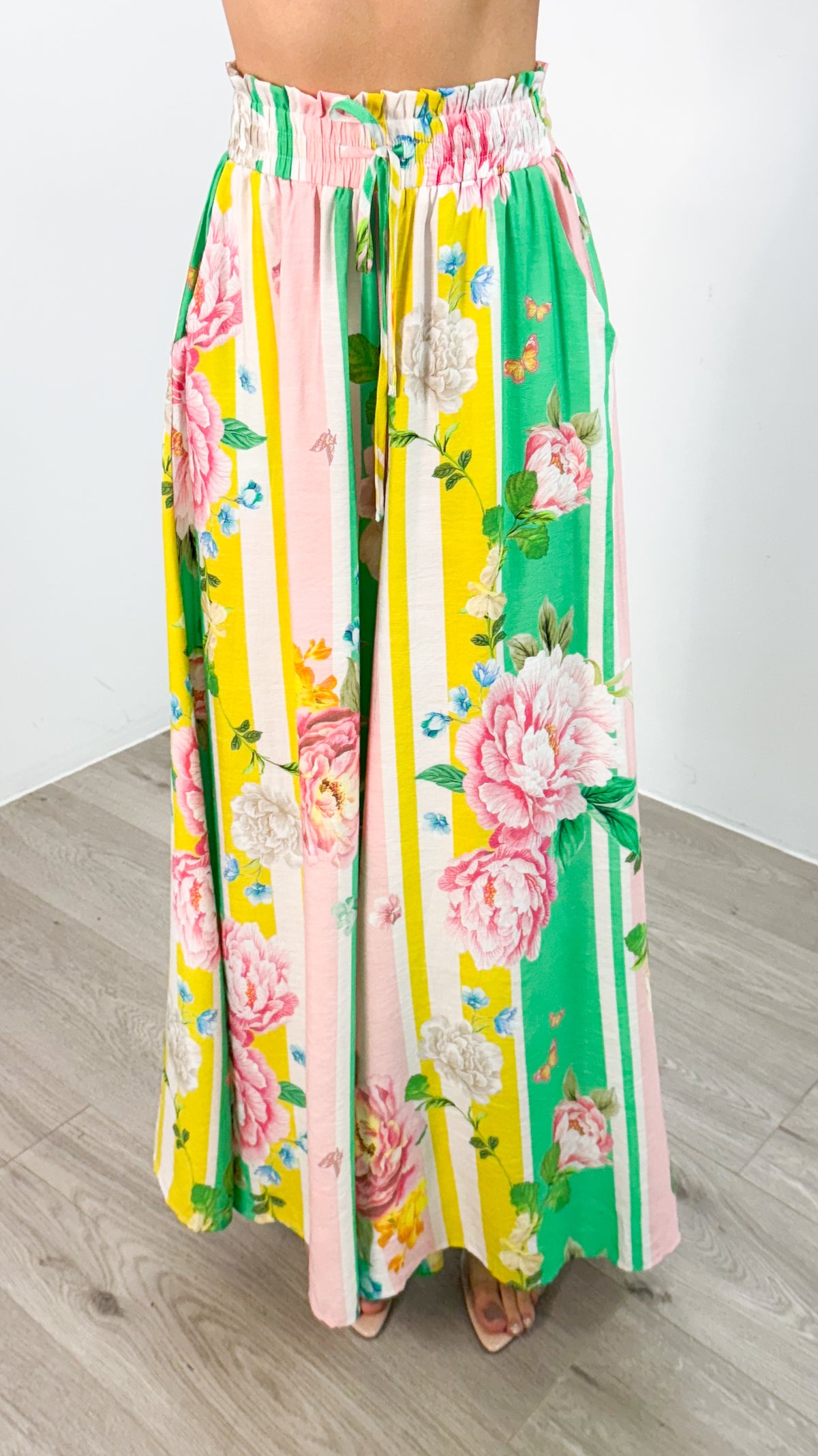 MIYAH WIDE LEG PANT - MULTI