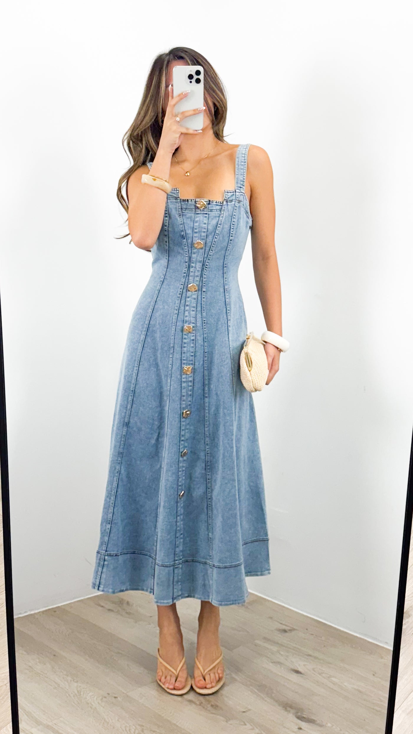 MAVEN DRESS - DENIM