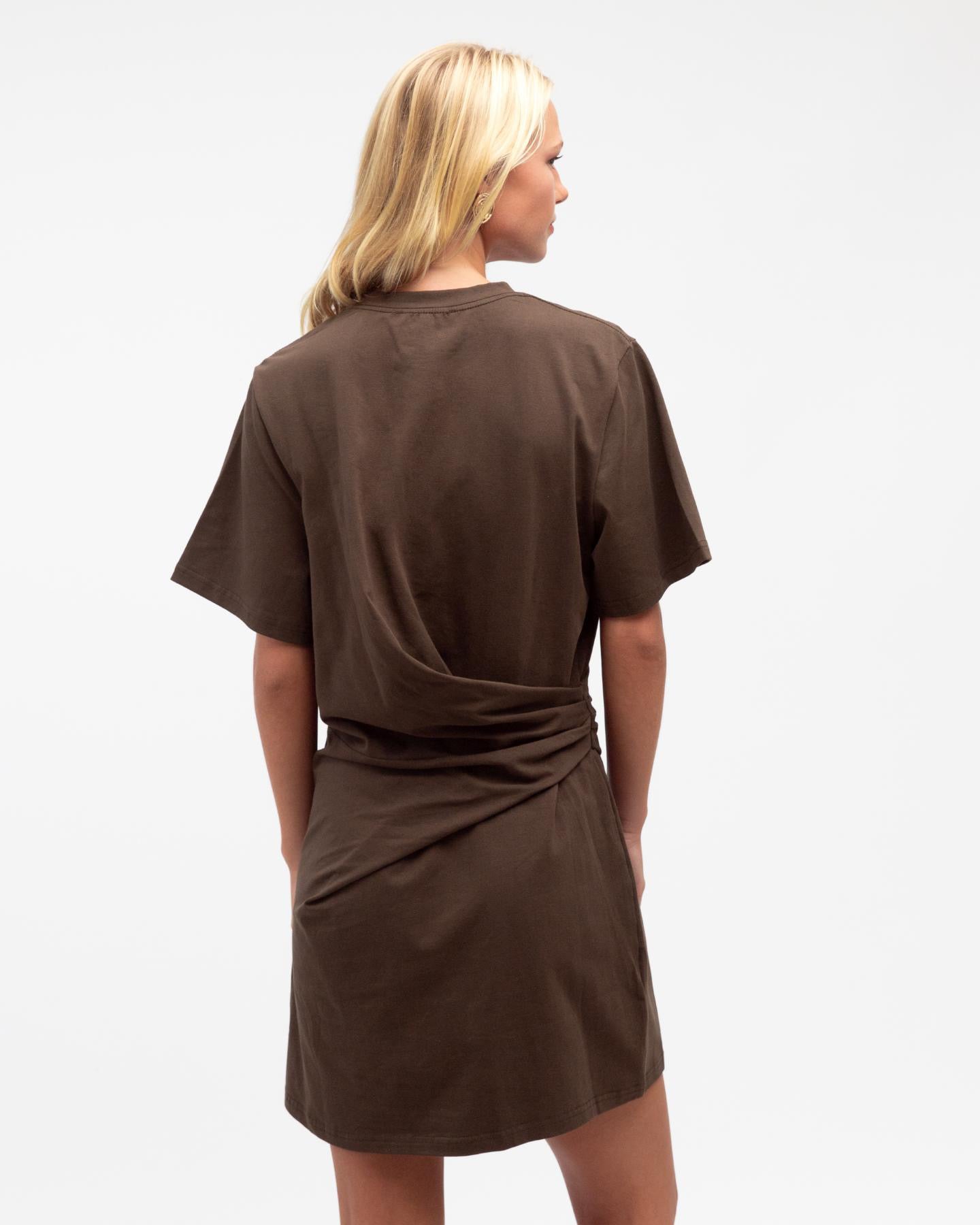 LENNY DRESS - CHOCOLATE