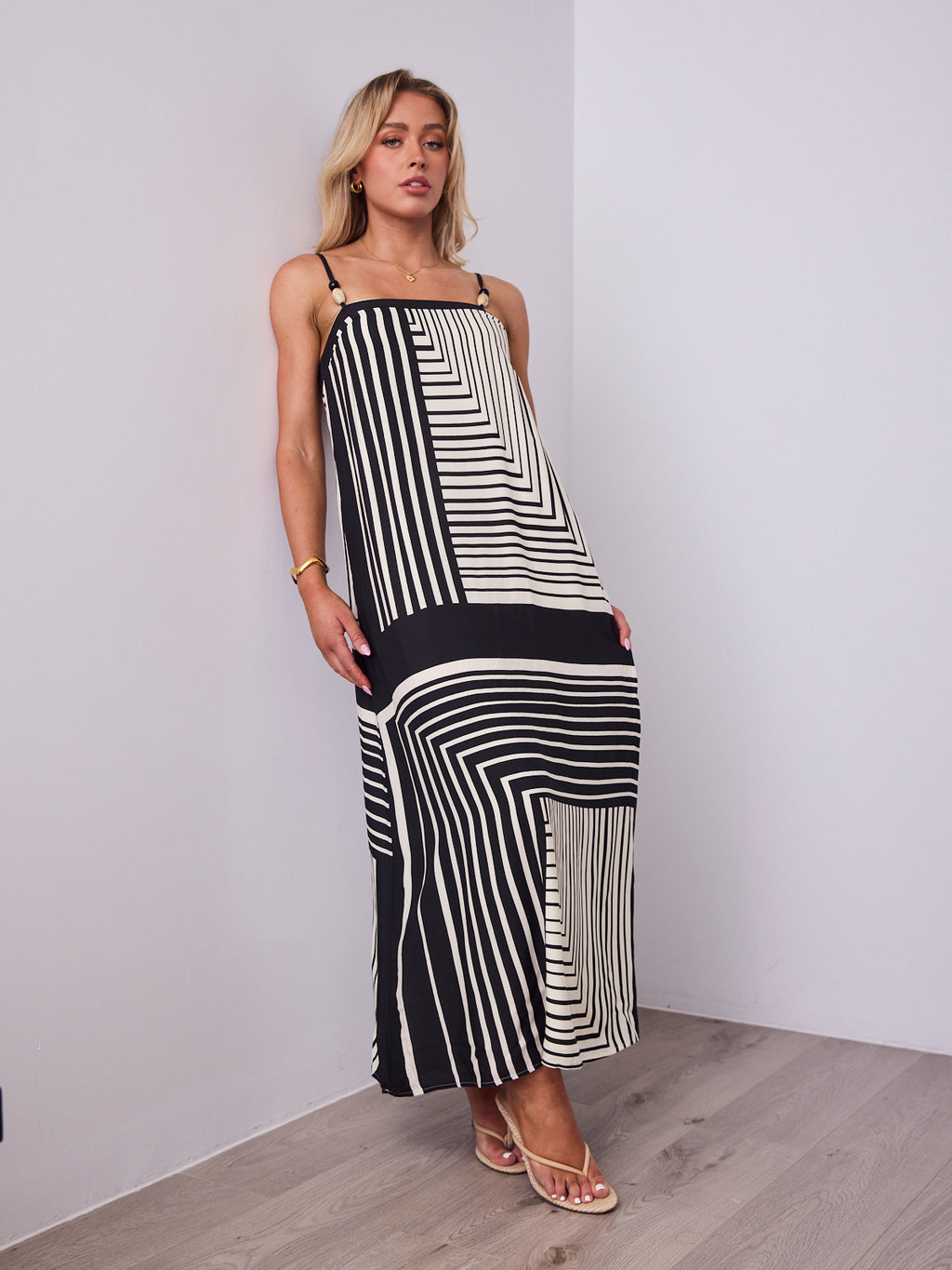 MORGAN DRESS - STRIPE