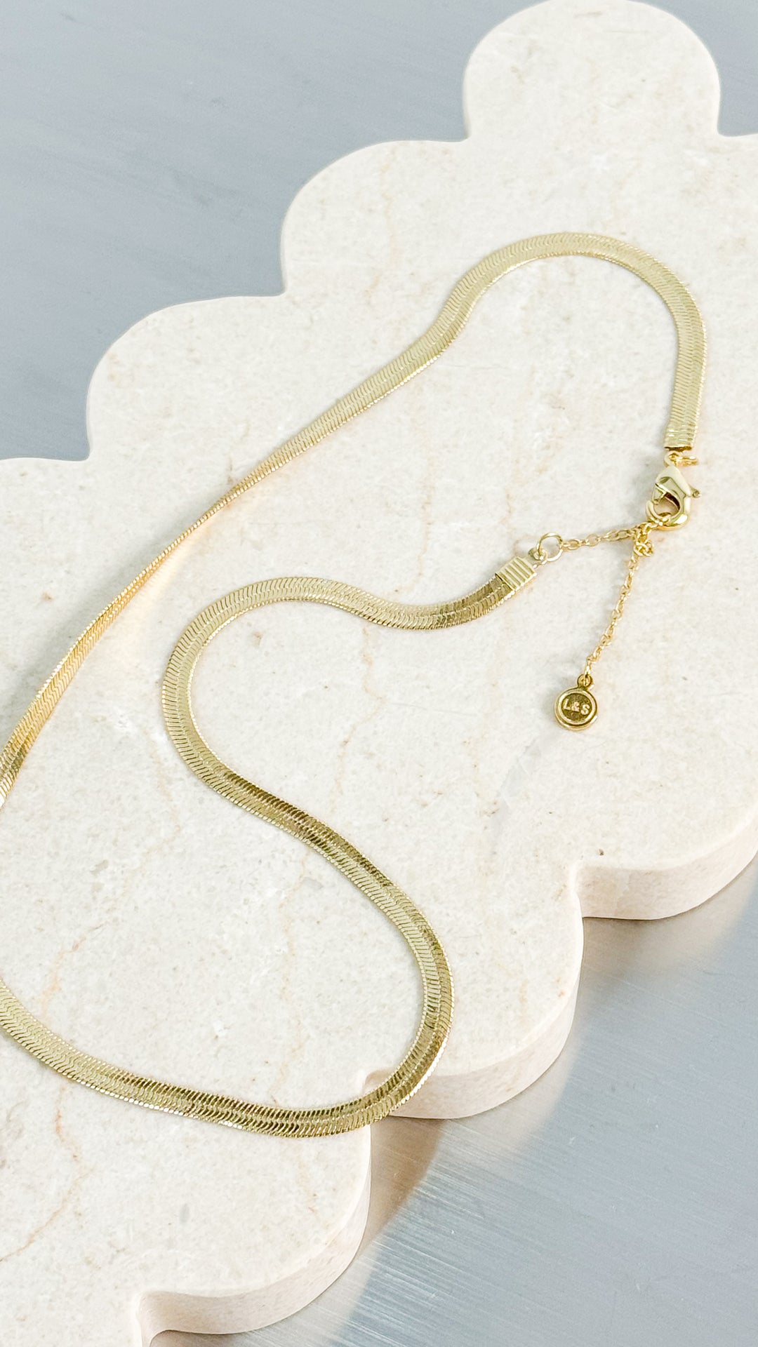 5MM SNAKE 18K GOLD PLATED NECKLACE - GOLD