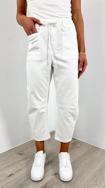 JASON JOGGERS - WHITE