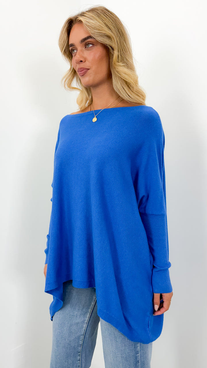 TESSA KNIT - COBOLT BLUE