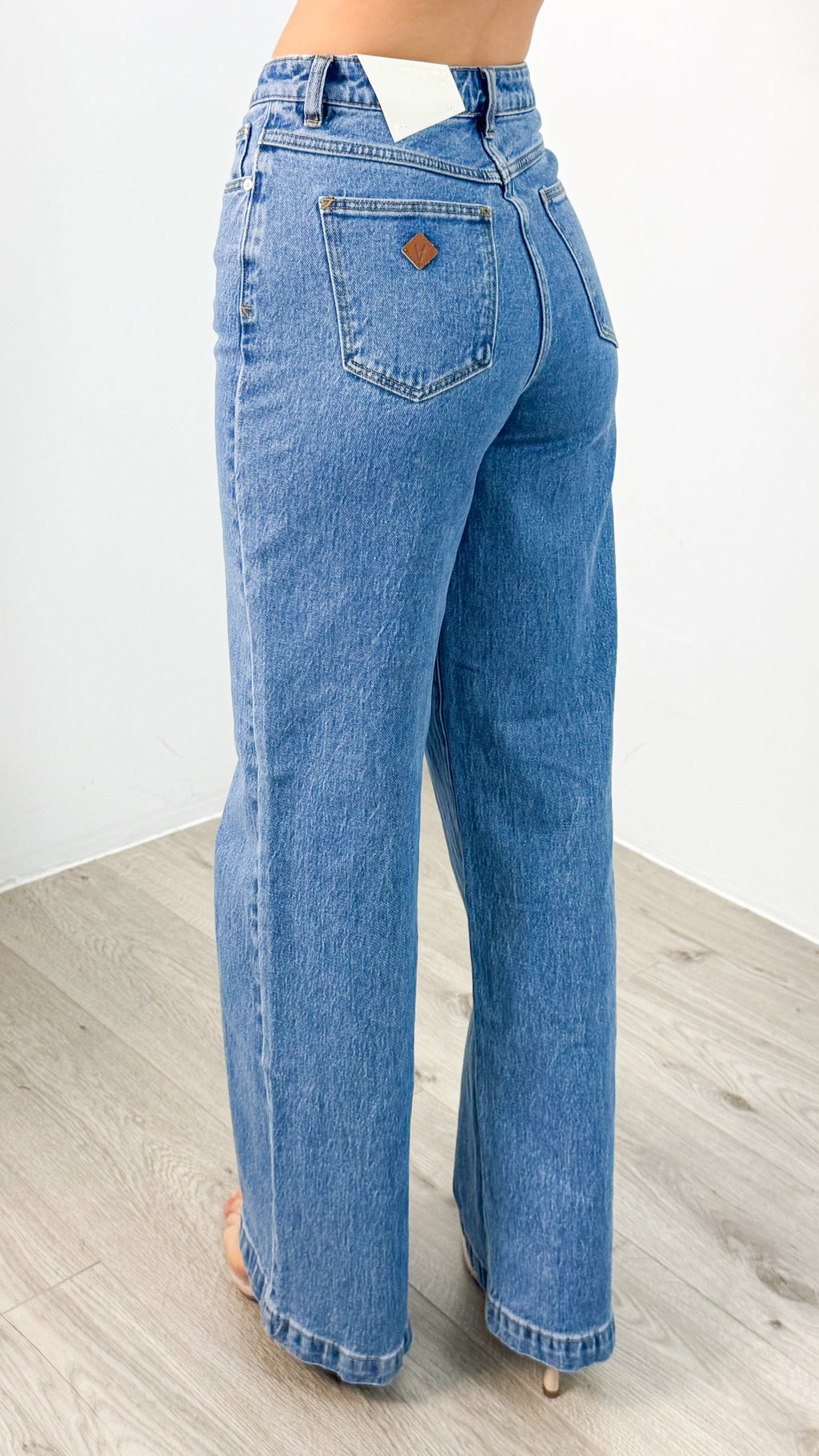 'ABRAND' 94 HIGH & WIDE DEBBIE - DENIM