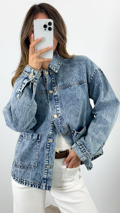 RAYS SHACKET - DENIM WASH