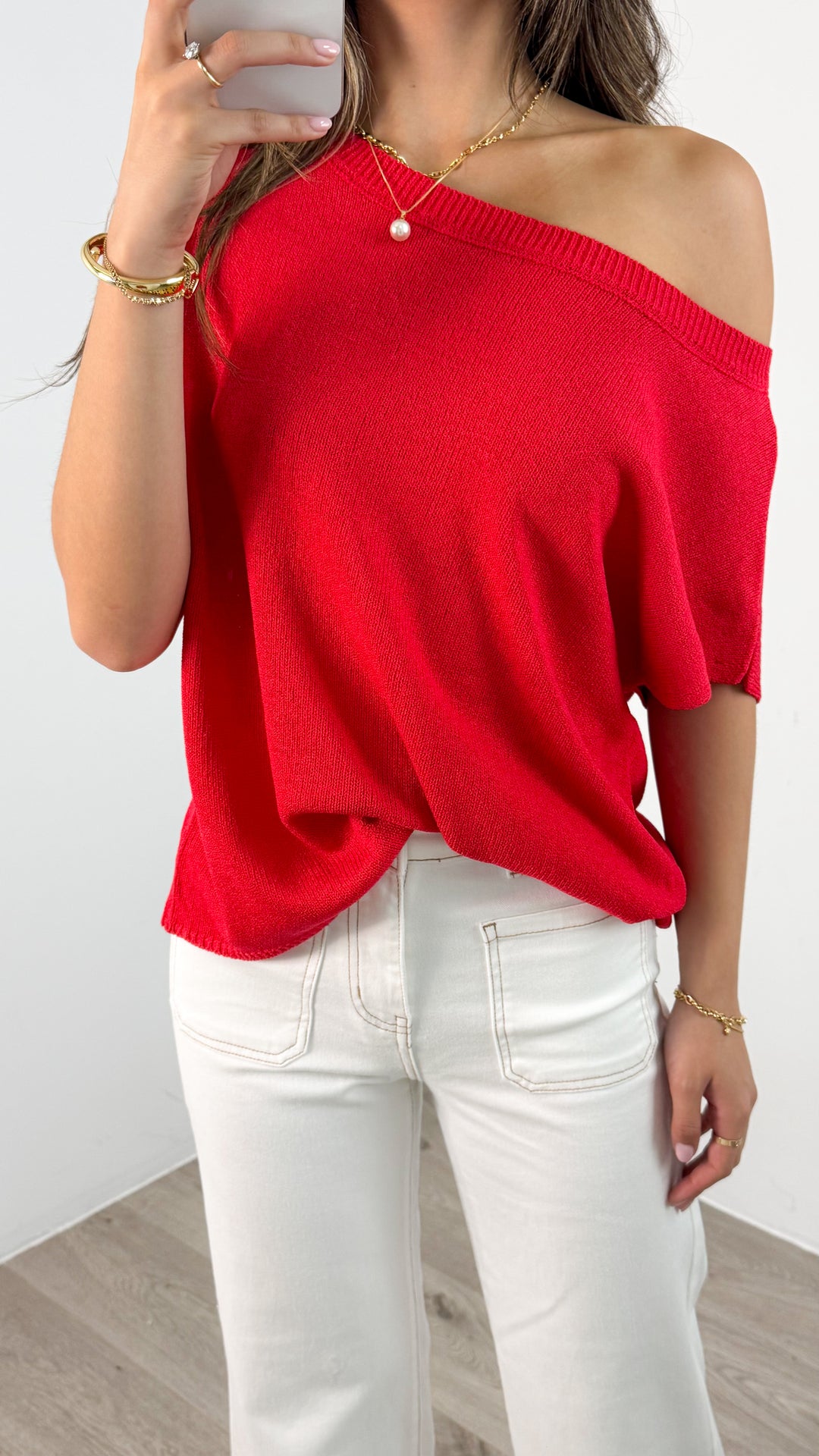 KATHERINE KNIT - RED