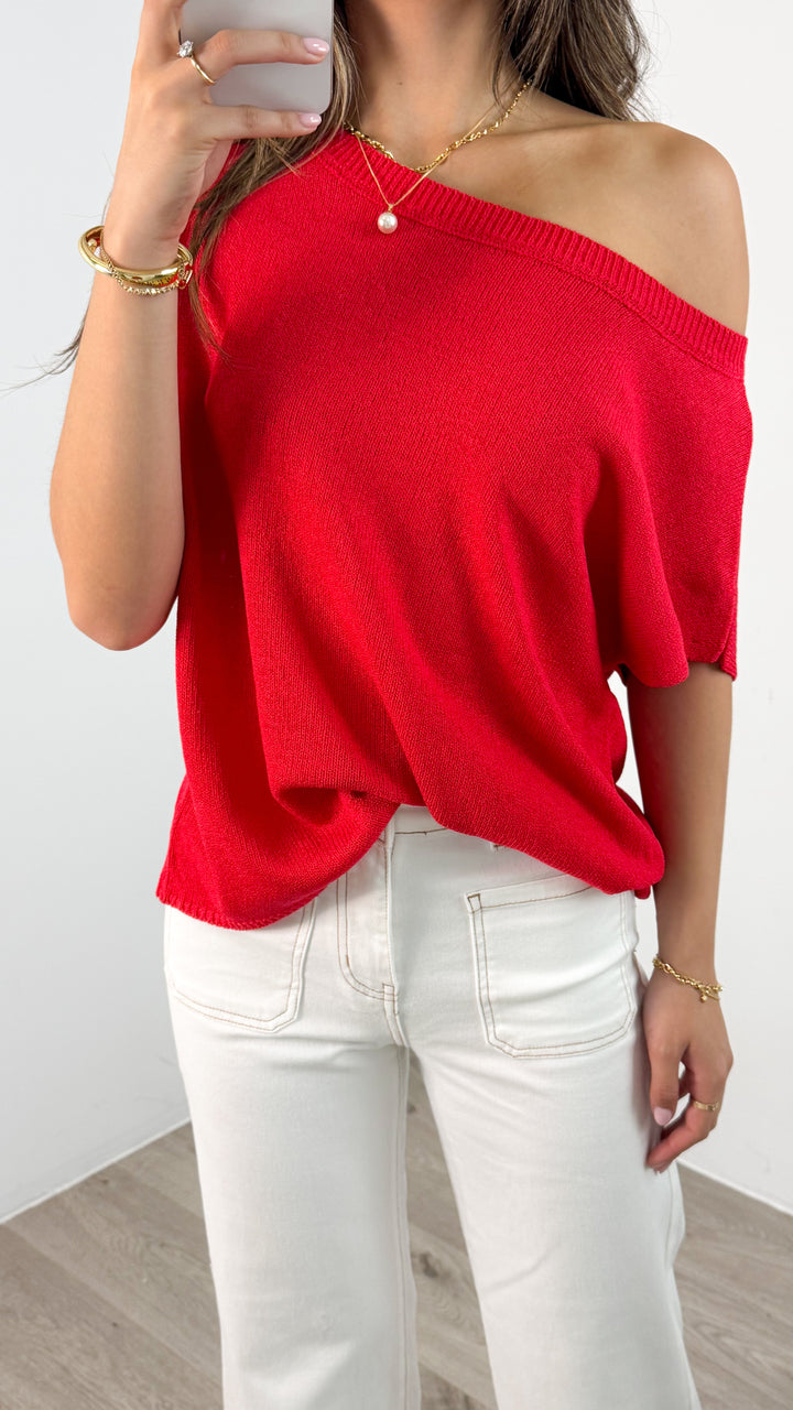 KATHERINE KNIT - RED