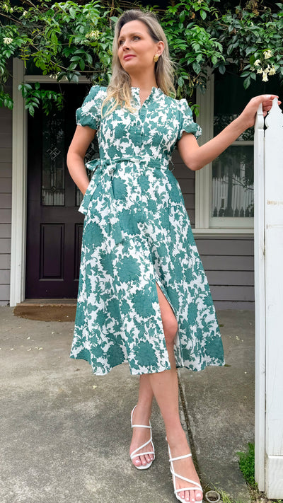 CHRISHEL DRESS - GREEN