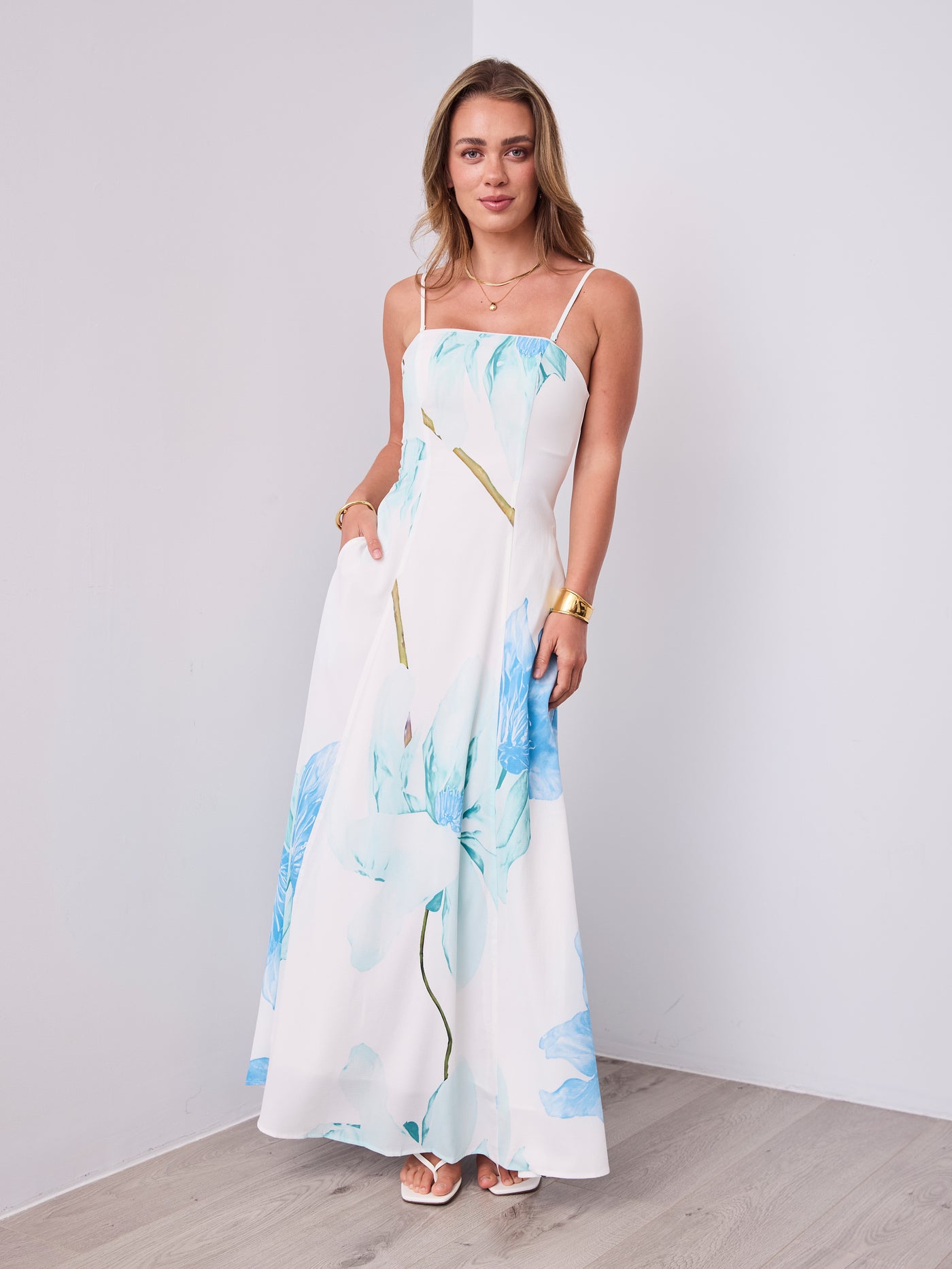 CARINNE DRESS - WHITE