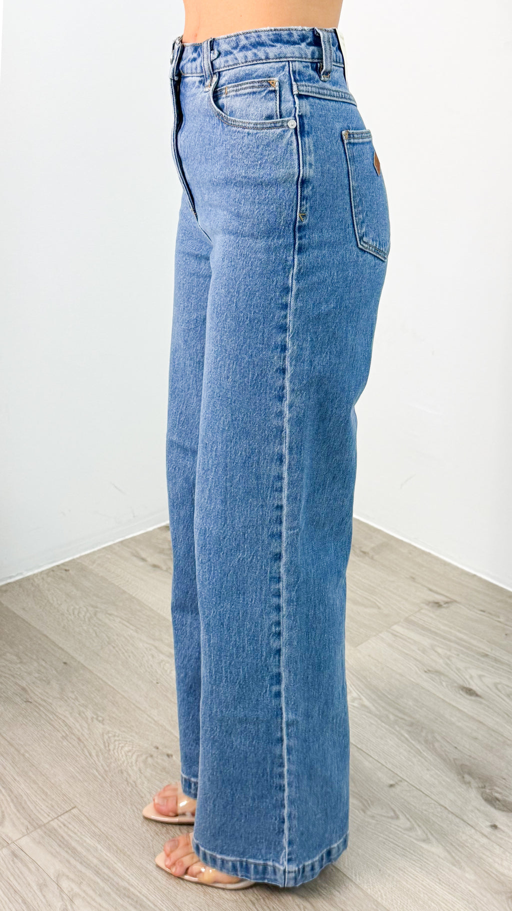 'ABRAND' 94 HIGH & WIDE DEBBIE - DENIM