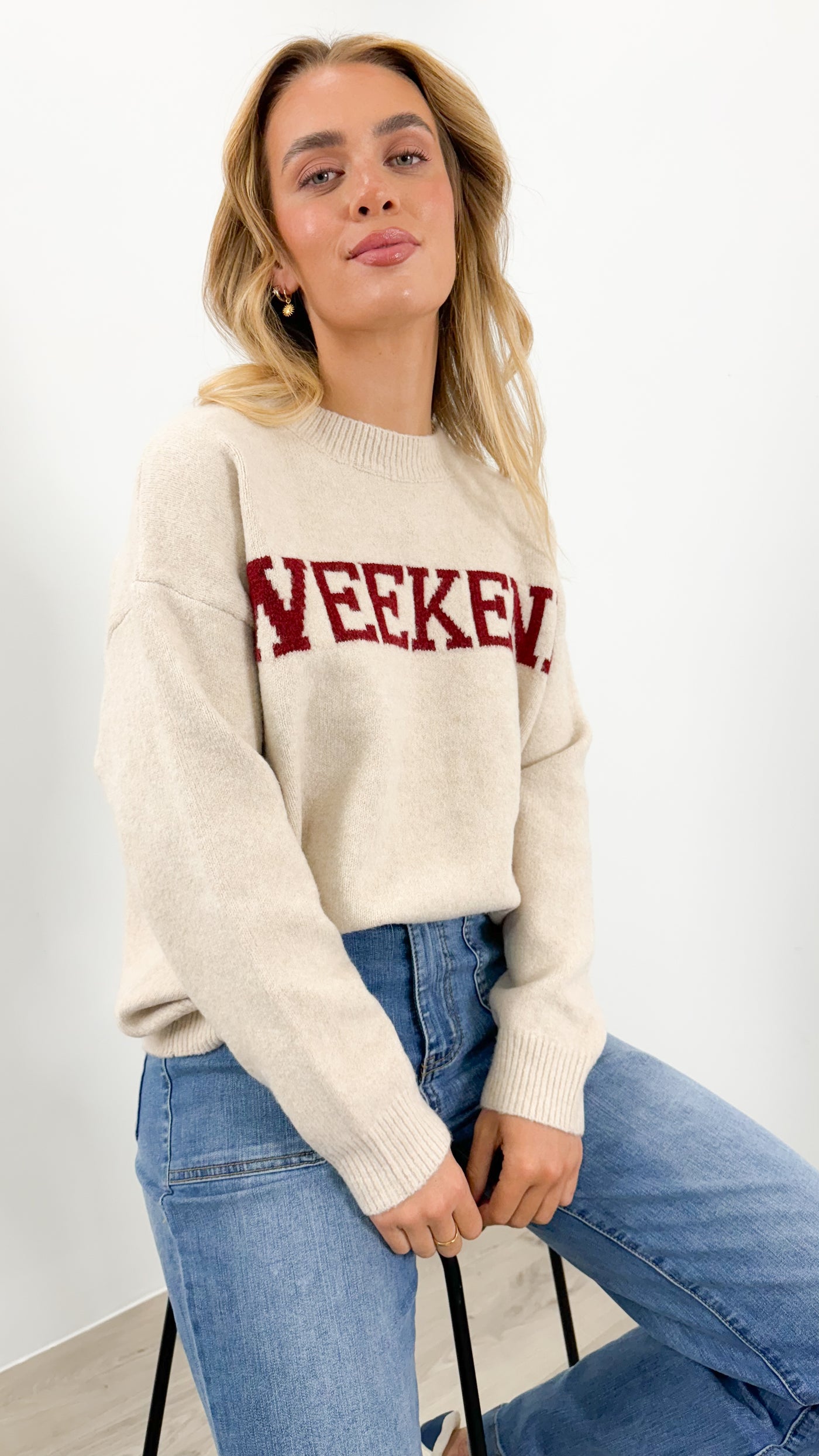 WEEKEND KNIT - BEIGE