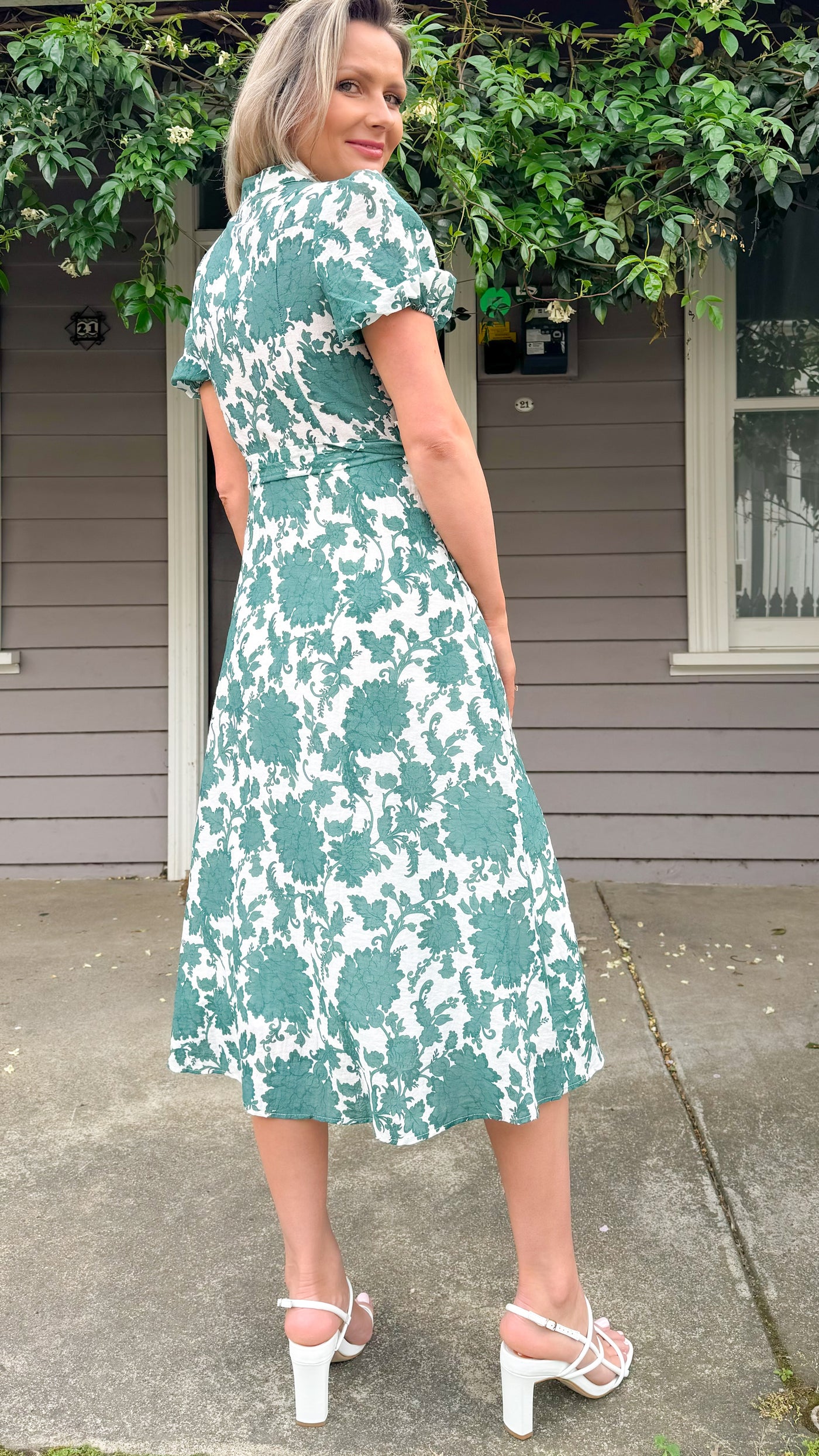 CHRISHEL DRESS - GREEN