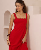 RUBY DRESS - RED