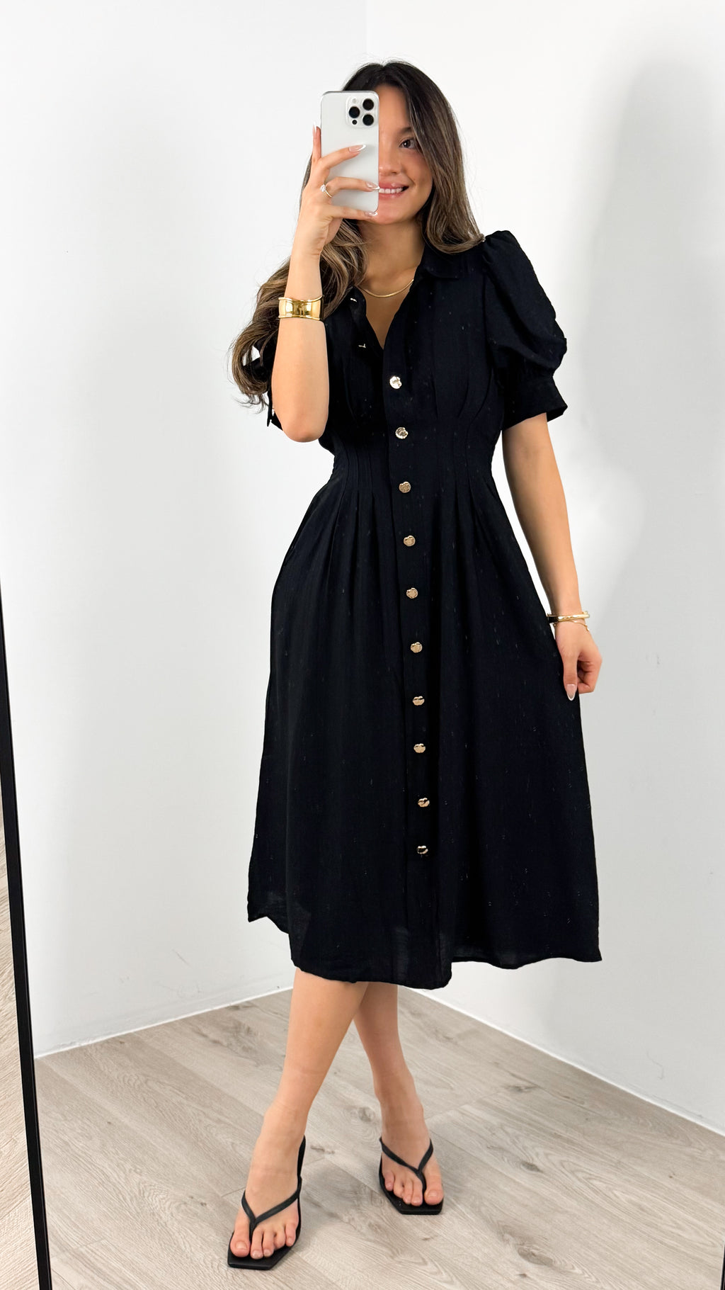 CASSANDRA DRESS - BLACK