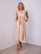 SORELLE DRESS - BEIGE