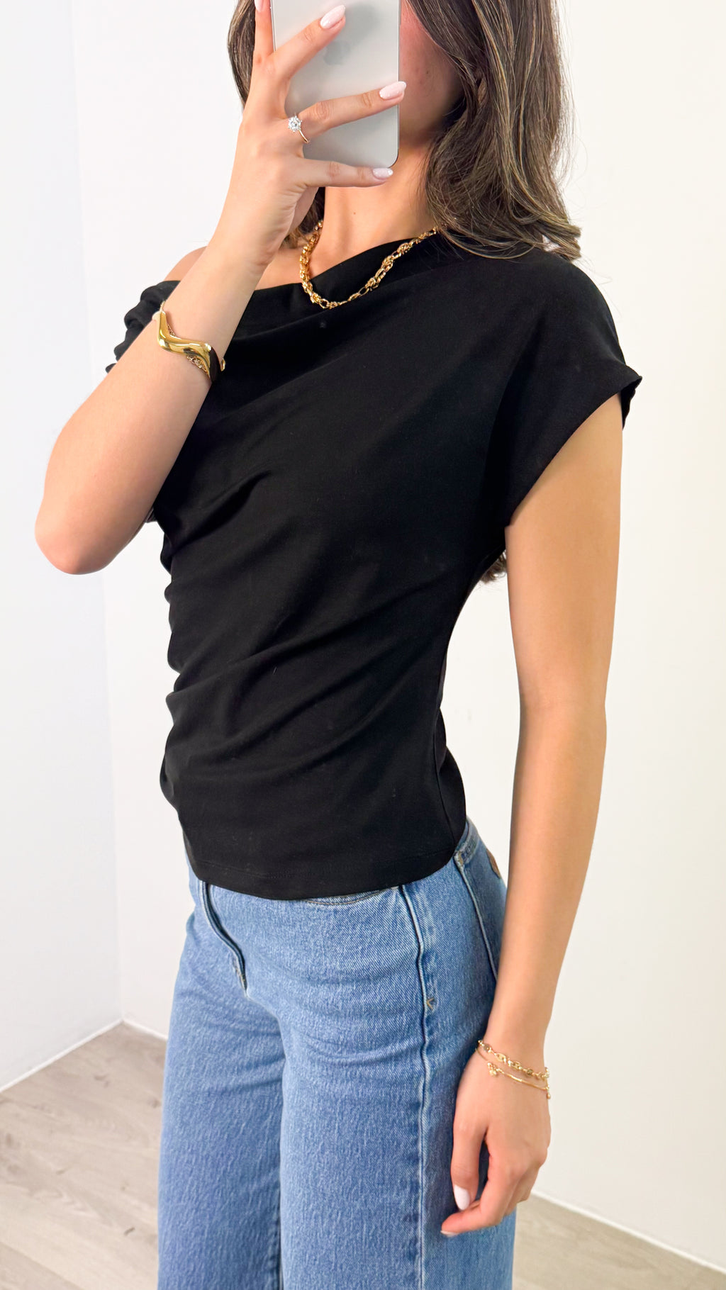 MEGAN TOP - BLACK