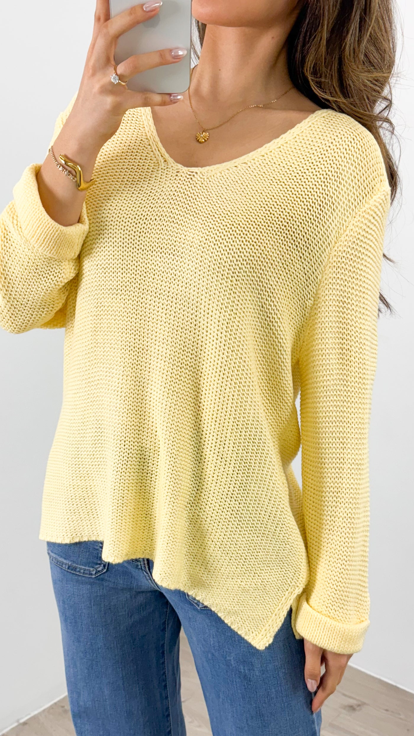 TIANA KNIT - YELLOW