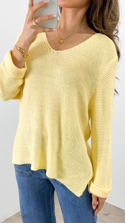 TIANA KNIT - YELLOW