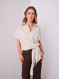 COMO LINEN SHIRT - NATURAL