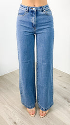 'ABRAND' 94 HIGH & WIDE DEBBIE - DENIM