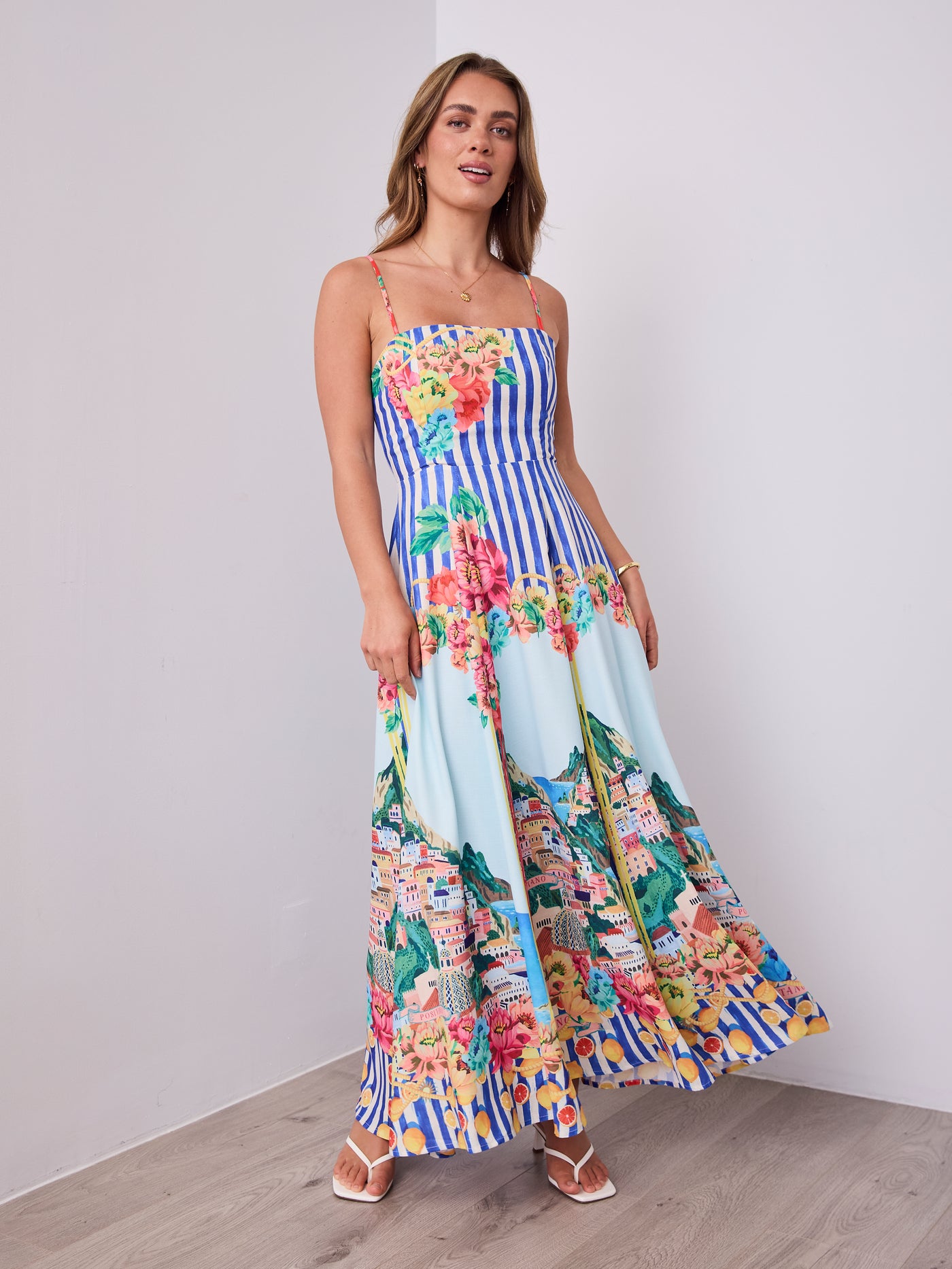POSITANO SUNDRESS - MULTI