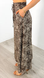 ZURI PANT - ZEBRA PRINT