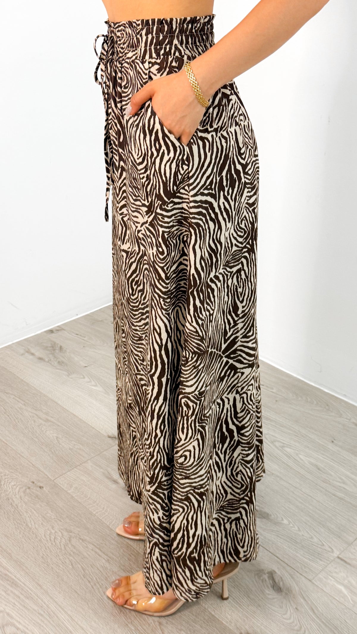 ZURI PANT - ZEBRA PRINT