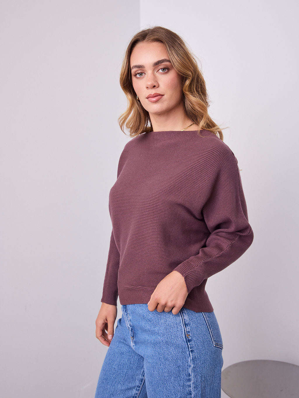 MONA KNIT - COFFEE