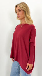 TESSA KNIT - WINE