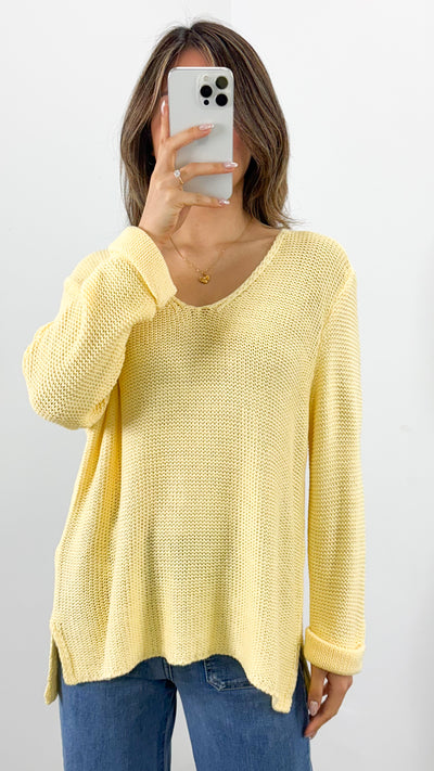 TIANA KNIT - YELLOW