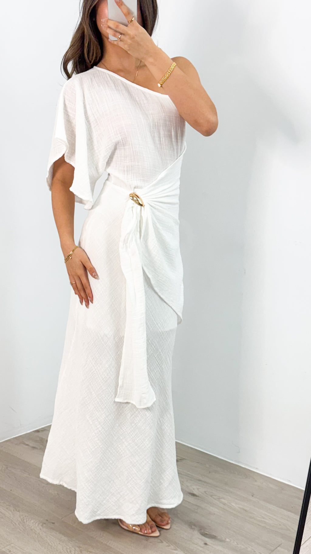 EMILIA DRESS - WHITE