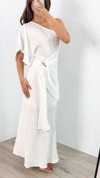 EMILIA DRESS - WHITE