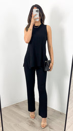 HYATT KNIT SET - BLACK