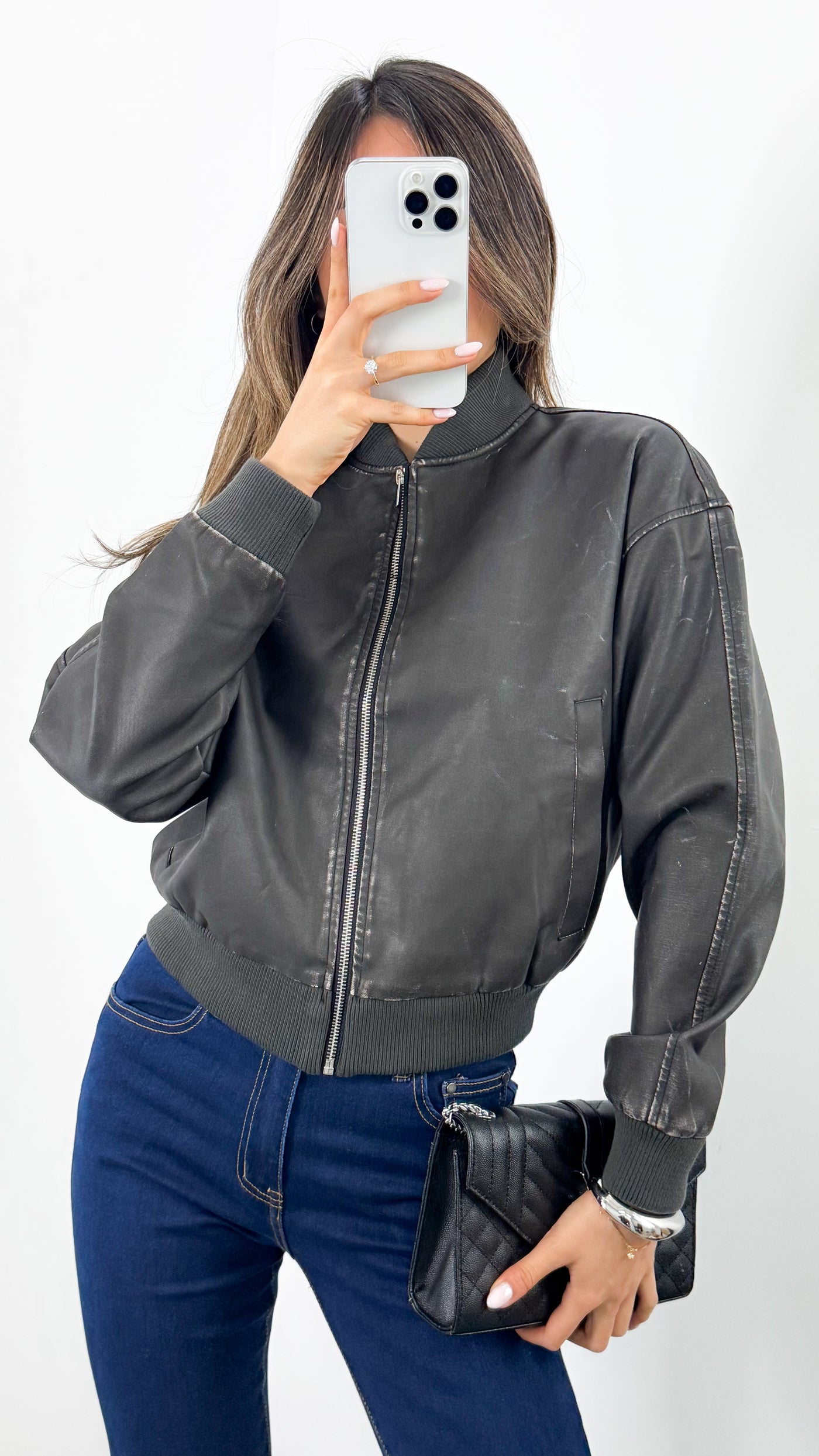 BRYSON JACKET - BLACK WASH