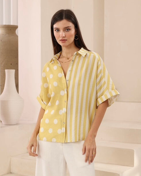 ANIA SHIRT - YELLOW