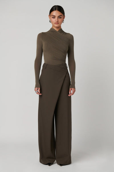 'BAYSE' AMRITA BODYSUIT - MINK