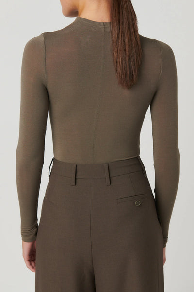 'BAYSE' AMRITA BODYSUIT - MINK