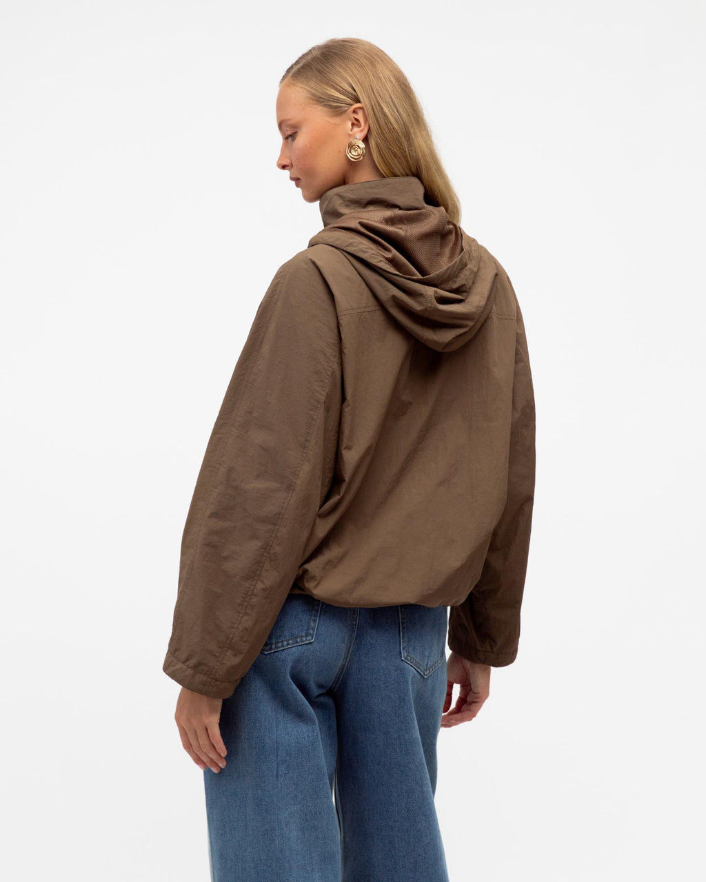 DANIEL WINDBREAKER JACKET - WALNUT