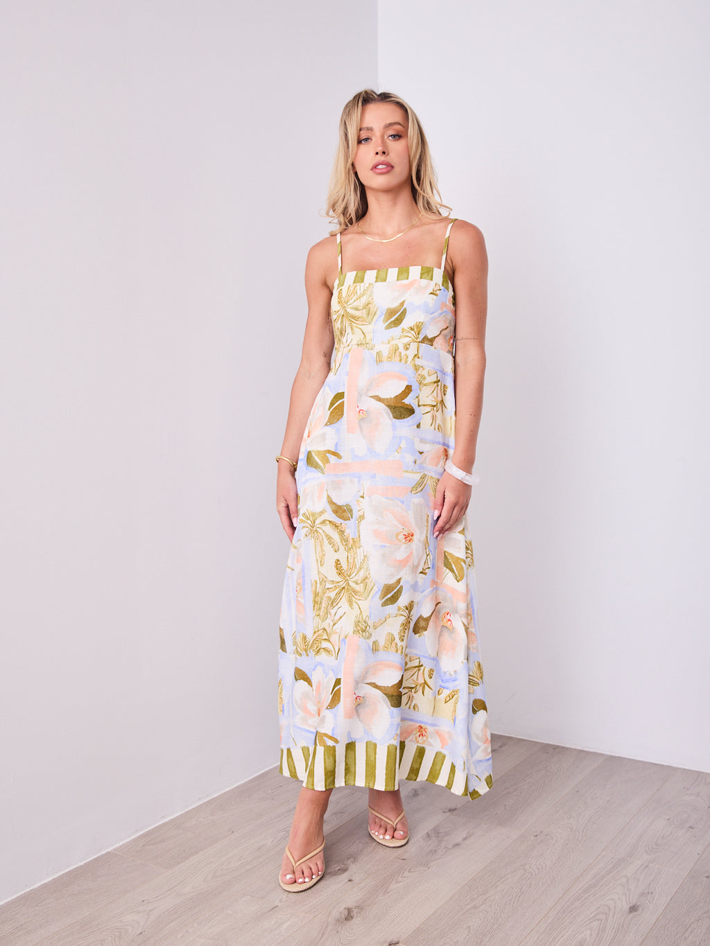 CEFALU MAXI DRESS - MULTI