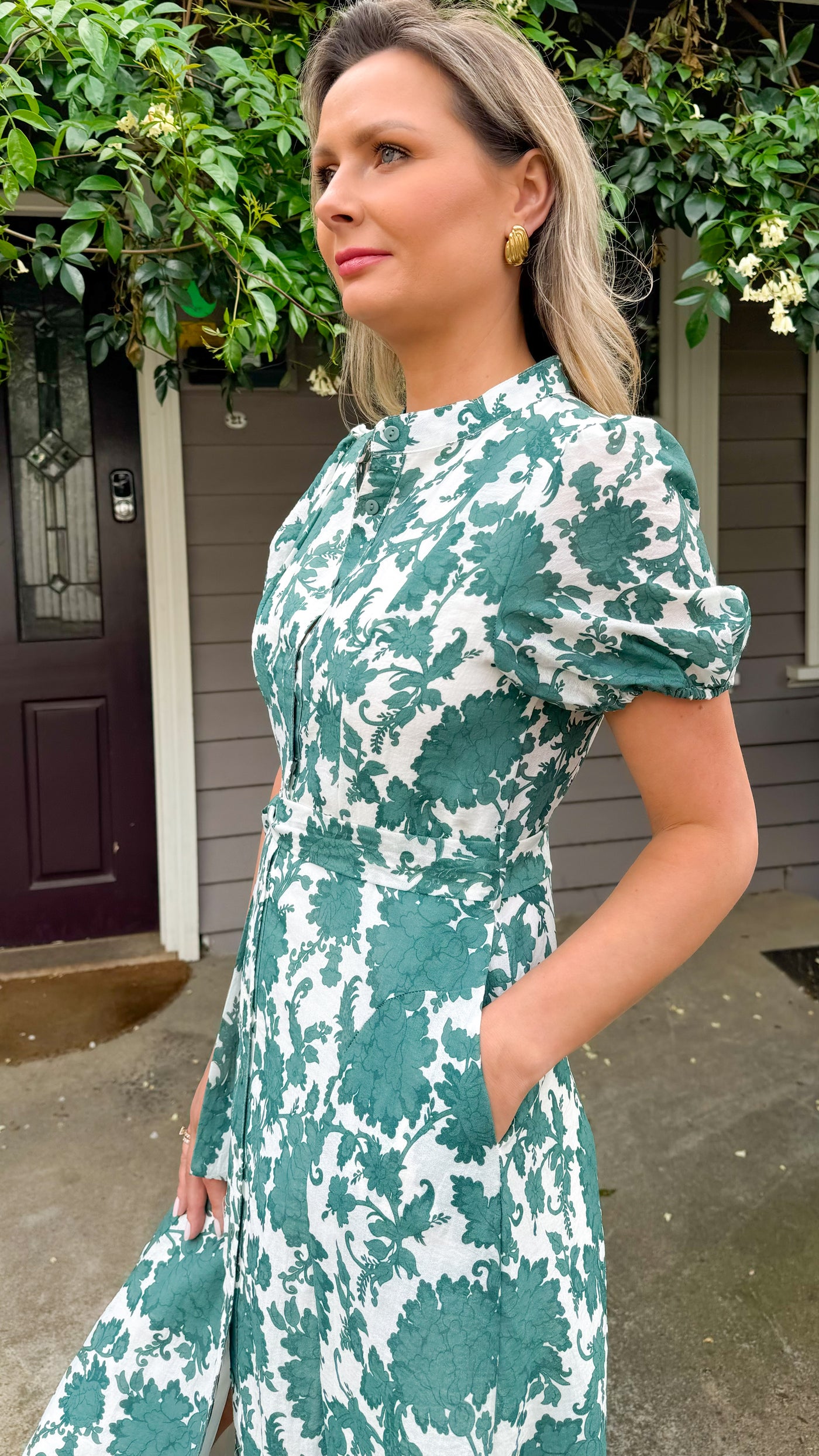 CHRISHEL DRESS - GREEN