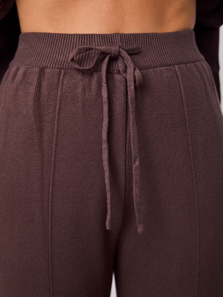 DELTA KNIT PANT - ESPRESSO