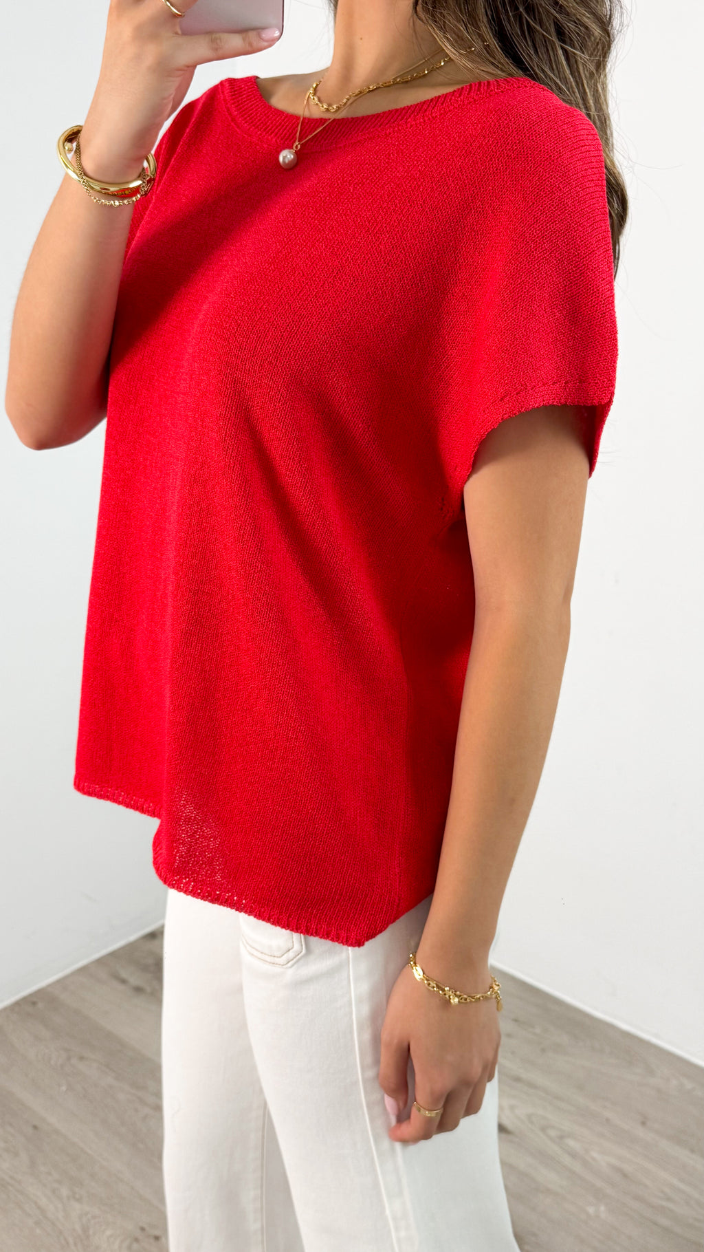 KATHERINE KNIT - RED